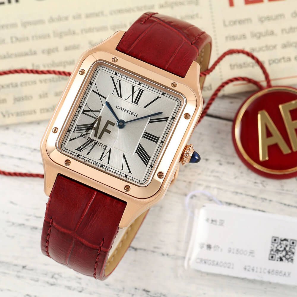 Ca*t1er Small Santos-Dumont watch