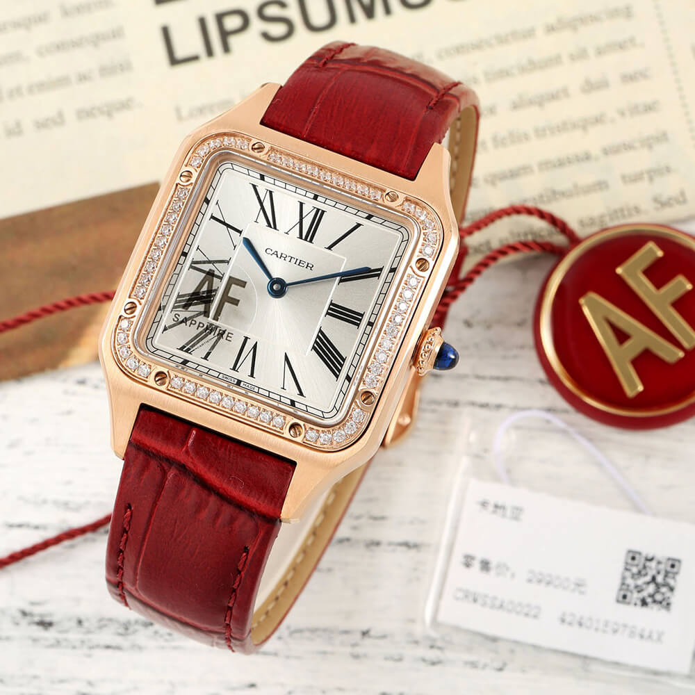 Ca*t1er Small Santos-Dumont watch