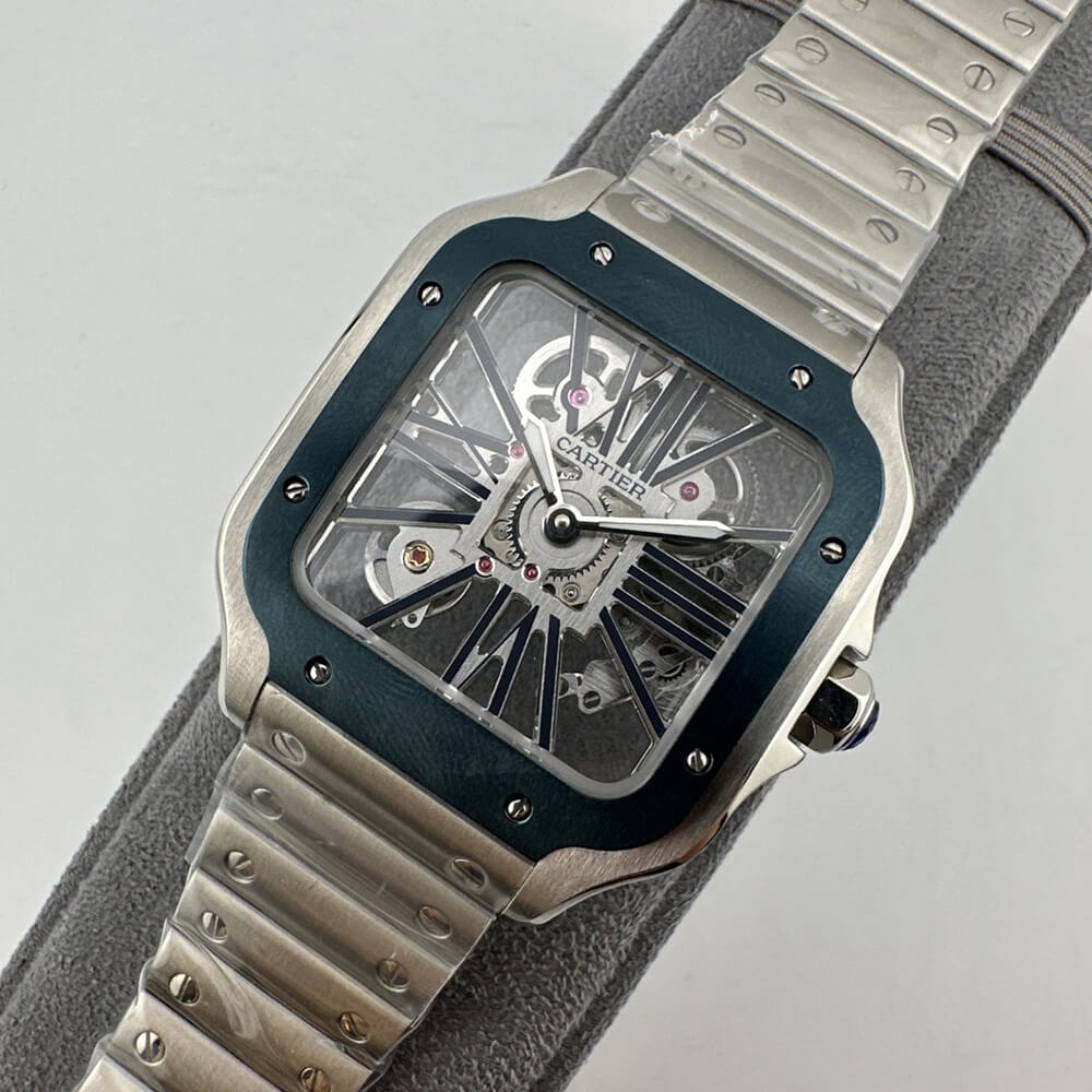 Ca*t1er Santos Skeleton Watch