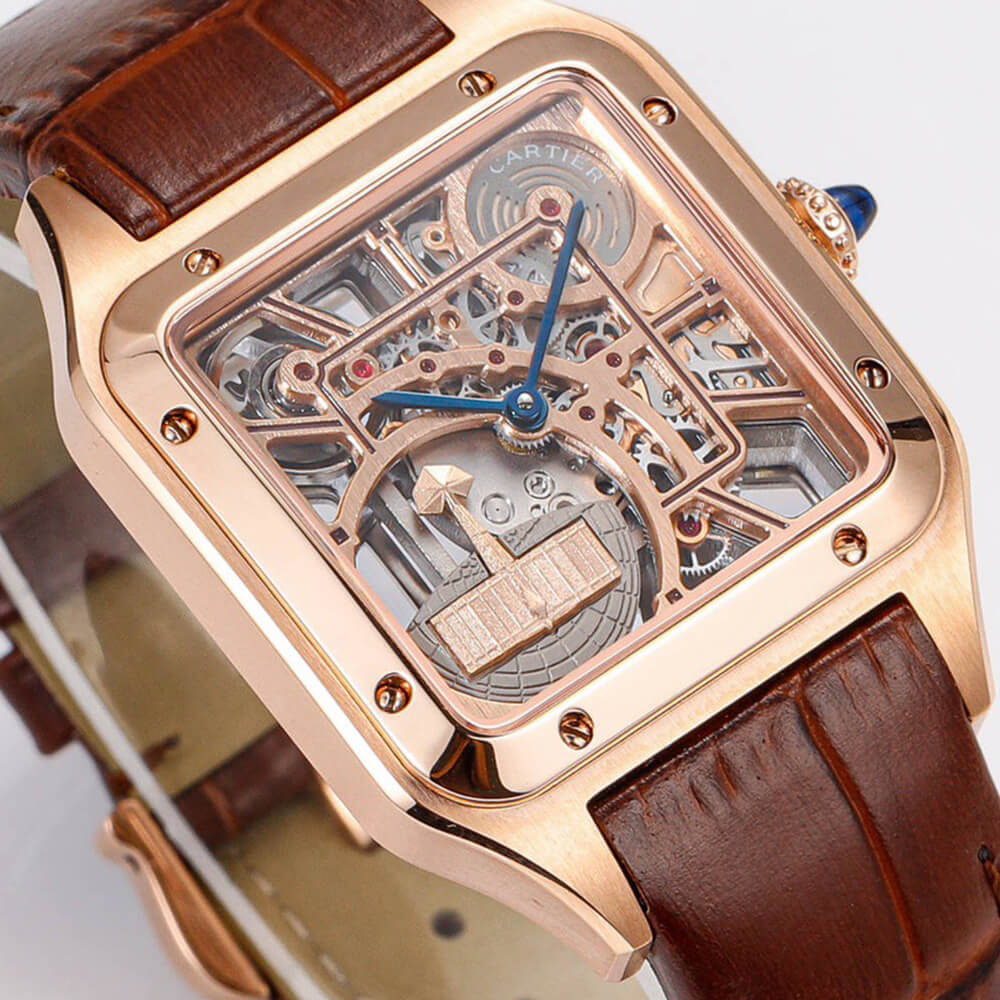 Ca*t1er Santos Skeleton Watch
