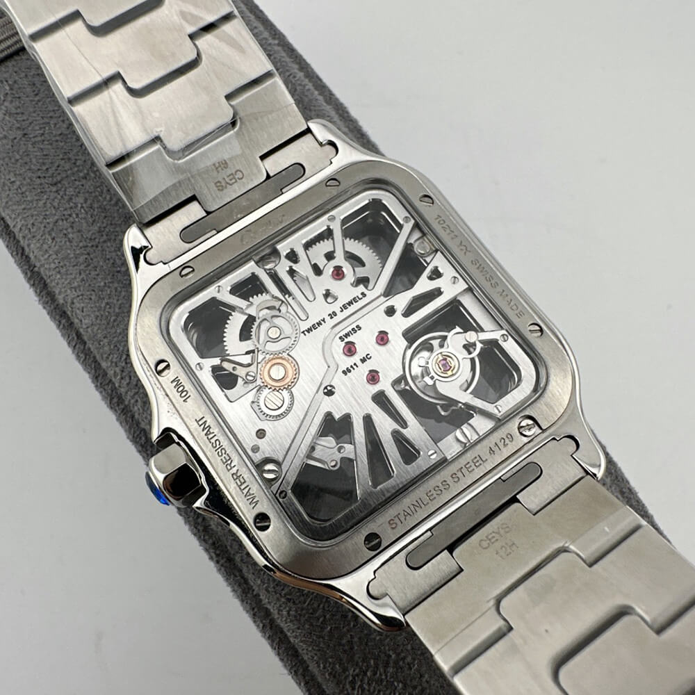Ca*t1er Santos Skeleton Watch