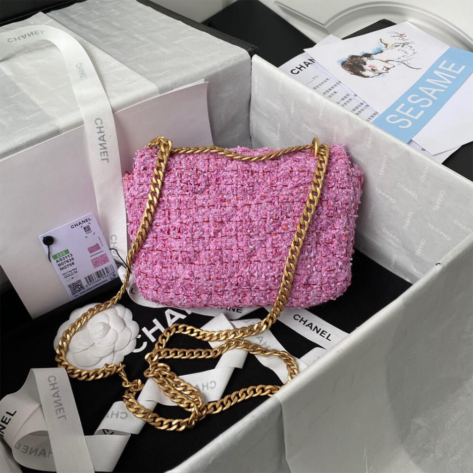 Ch**el 22P SQUARE FLAP BAG