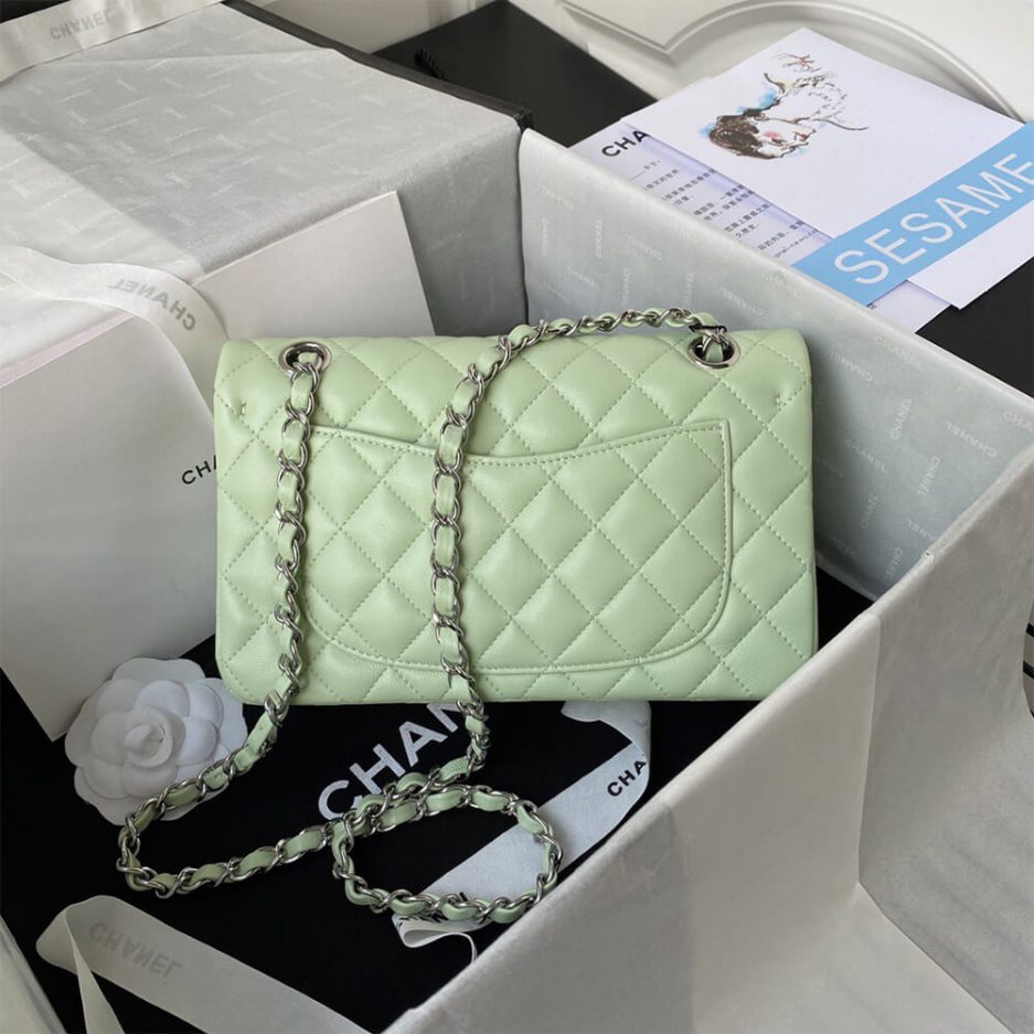 Ch**el Classic Flap Medium Silver hardware