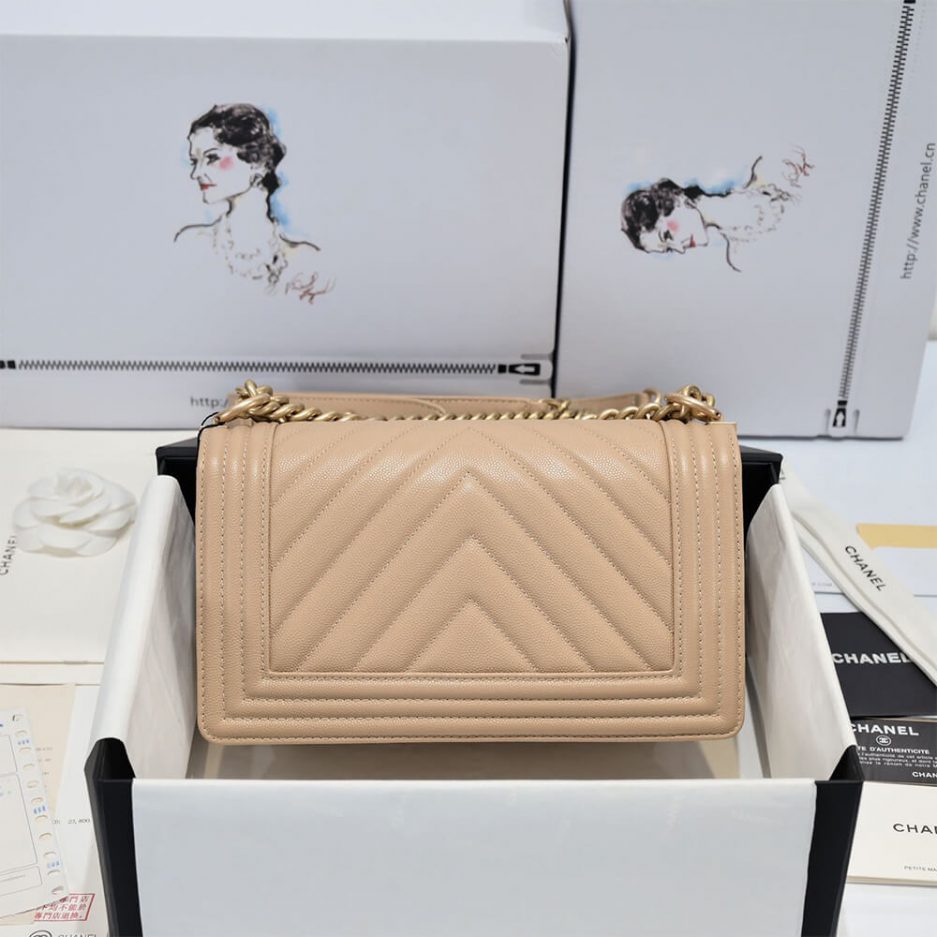 Chevron Boy Ch**el Handbag