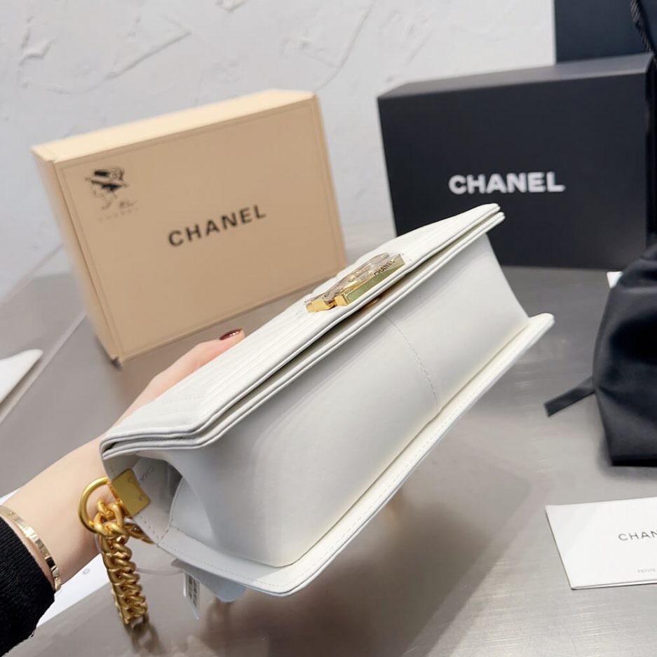 Chevron Boy Ch**el Handbag