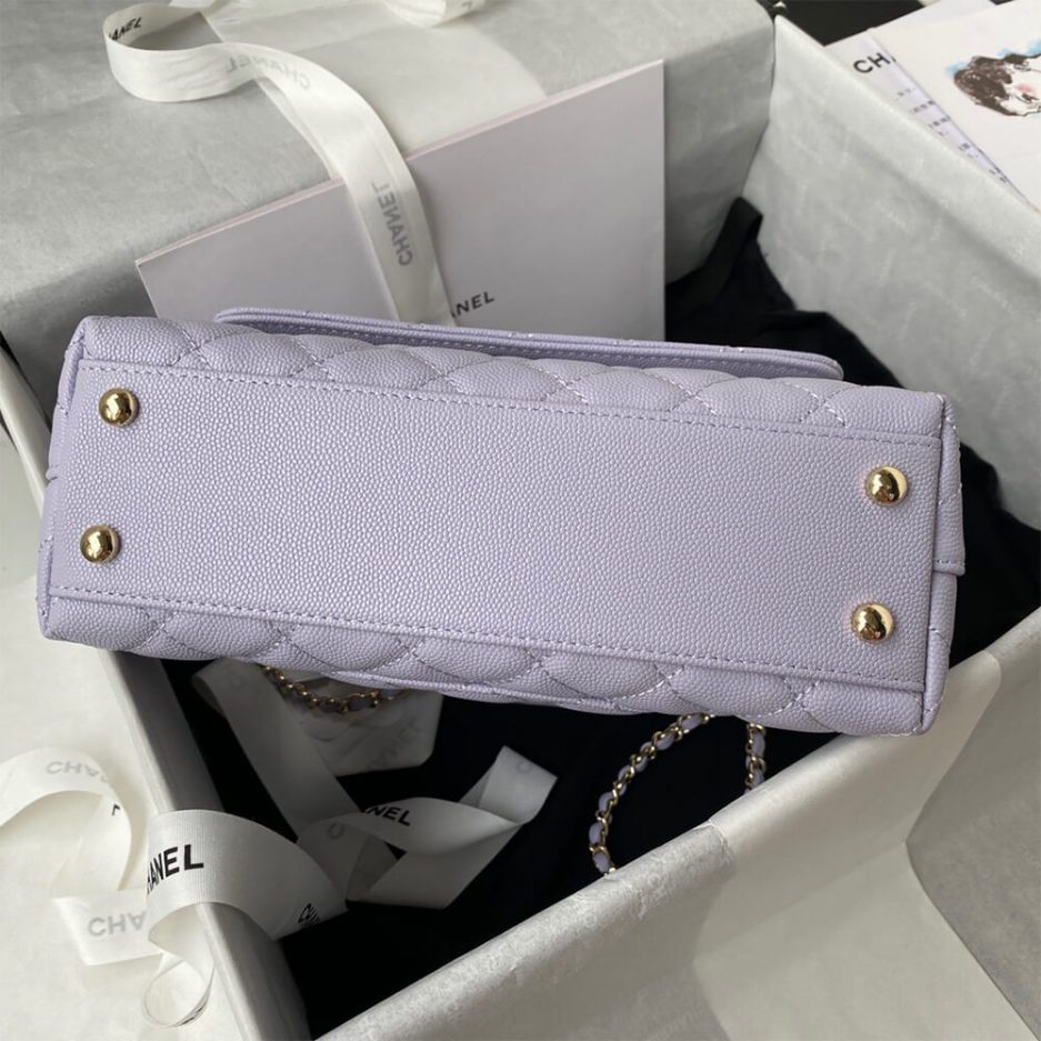 Ch**el Coco Handle Bag Small