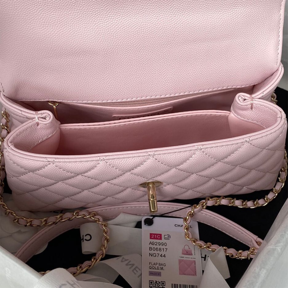 Ch**el Coco Handle Bag Small