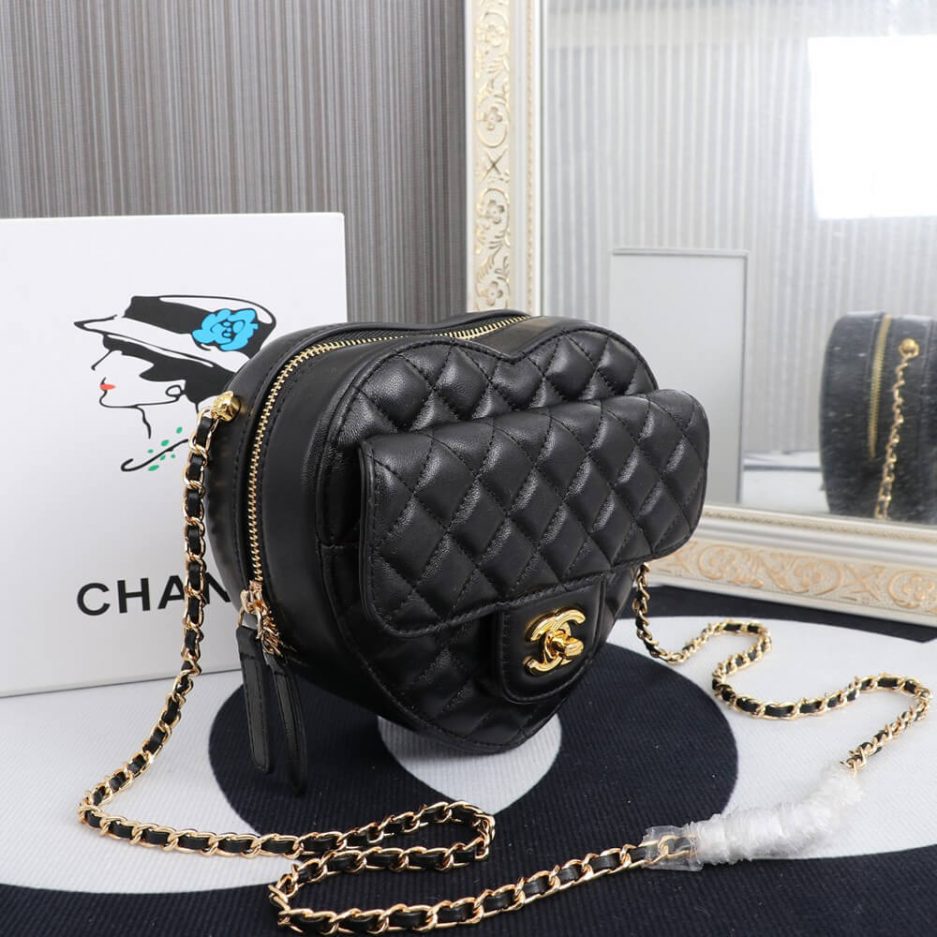Ch**el 22s Heart Bag