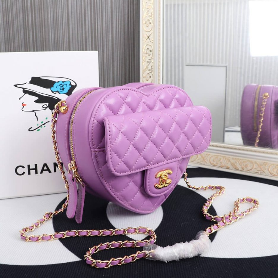 Ch**el 22s Heart Bag