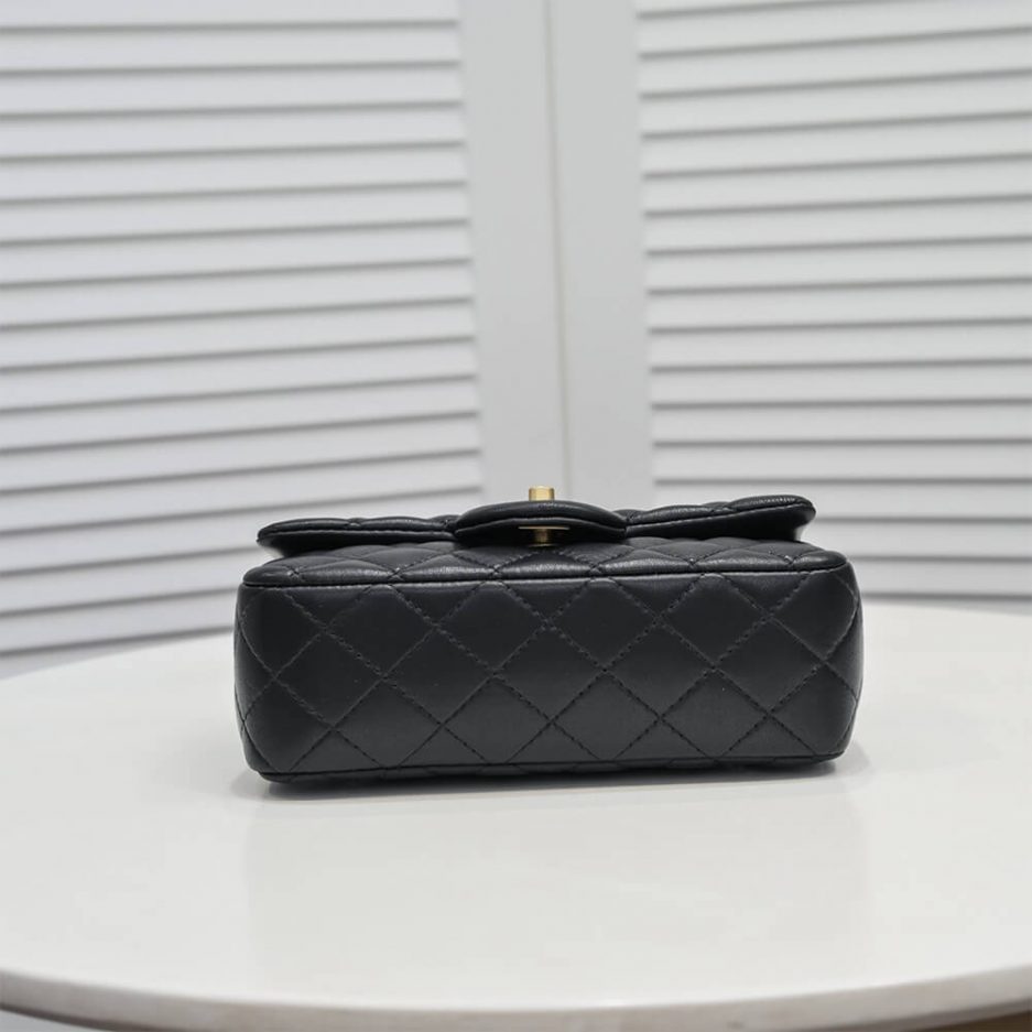 Ch**el Mini Flap with Top Handle