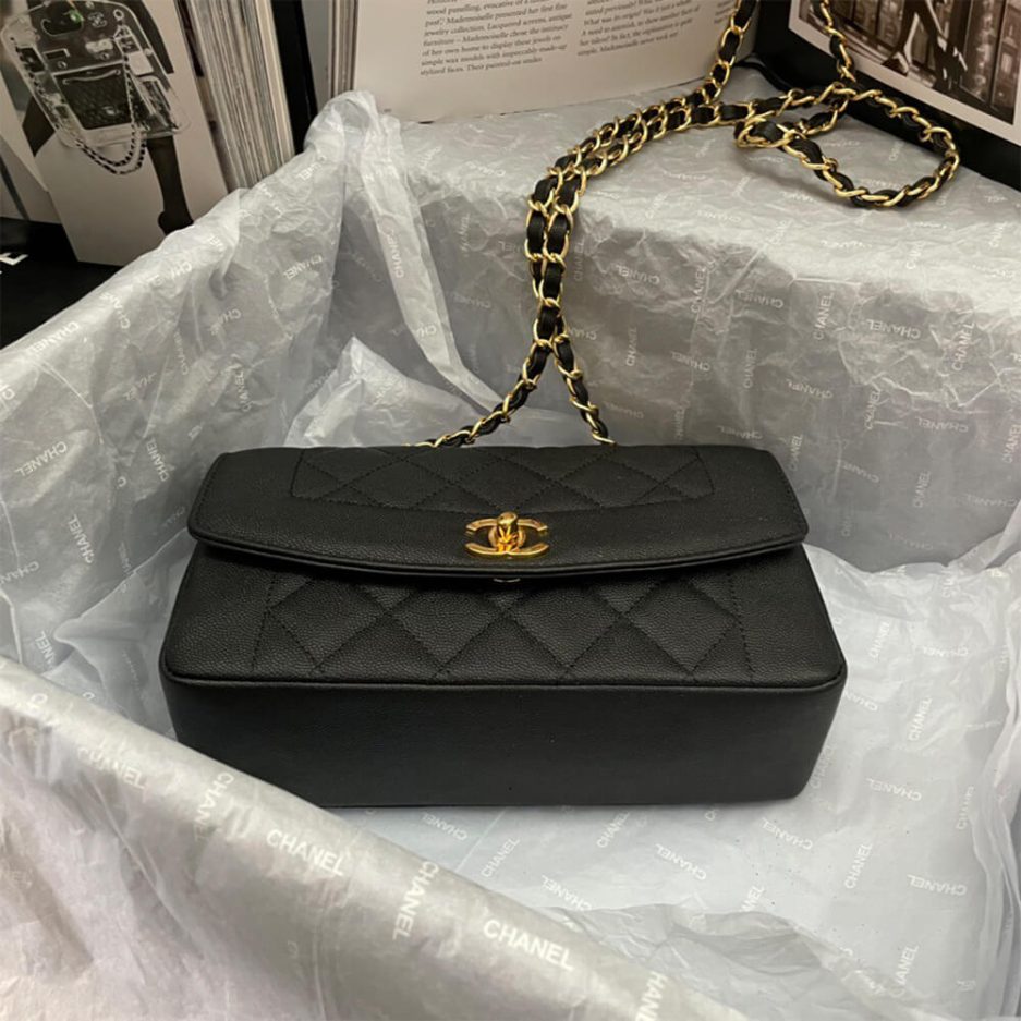 Ch**el Vintage Small Diana Flap Bag – Rare
