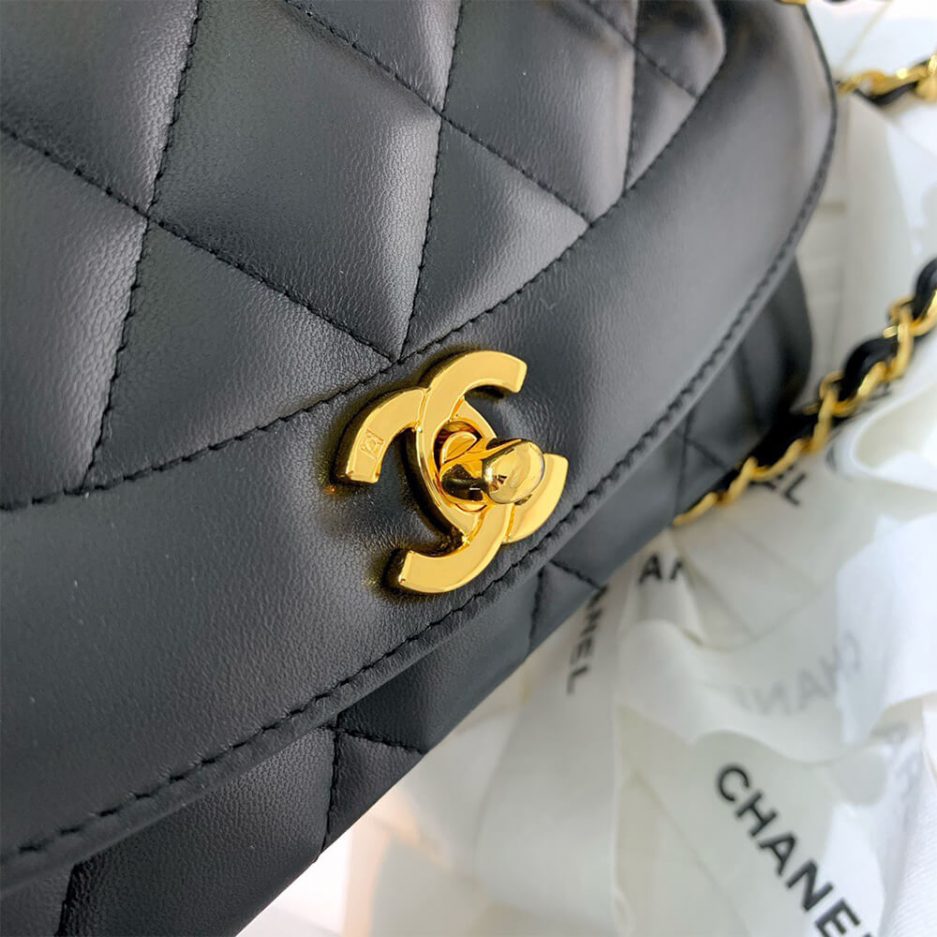 Ch**el Vintage Small Diana Flap Bag-Rare