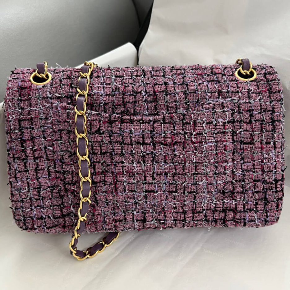 Ch**el Tweed Medium Classic Flap Bag