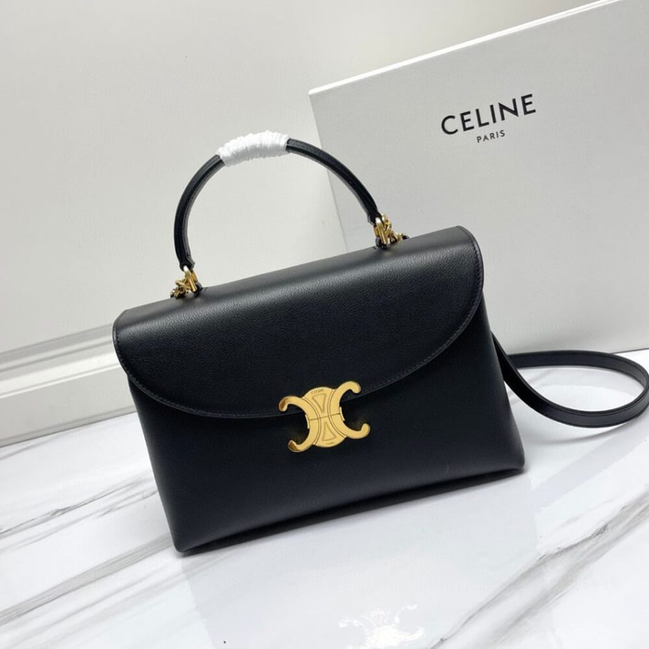 Ce1i*e MEDIUM NINO BAG IN S*pPLE CALFSKIN
