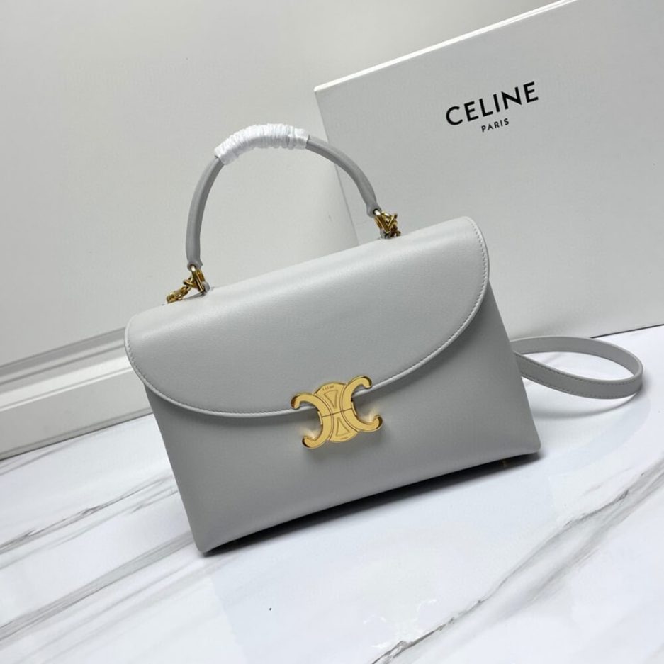 Ce1i*e MEDIUM NINO BAG IN S*pPLE CALFSKIN
