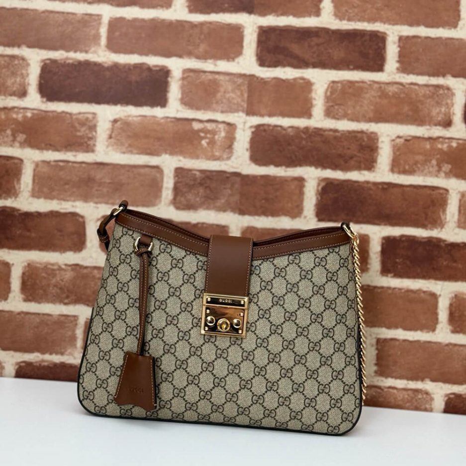 Gvc*1 PADLOCK GG MEDIUM SHOULDER BAG