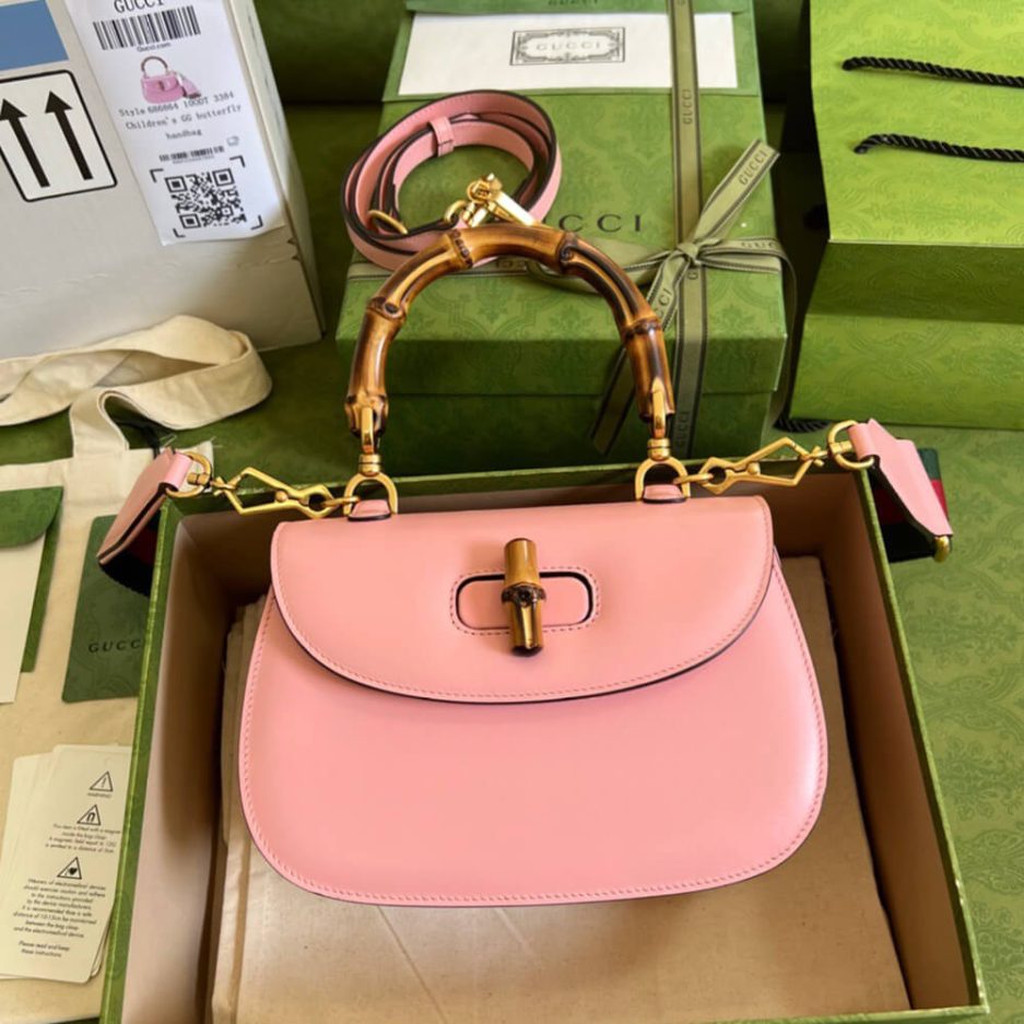 Gvc*1 BAMBOO 1947 JUMBO GG SMALL TOP HANDLE BAG