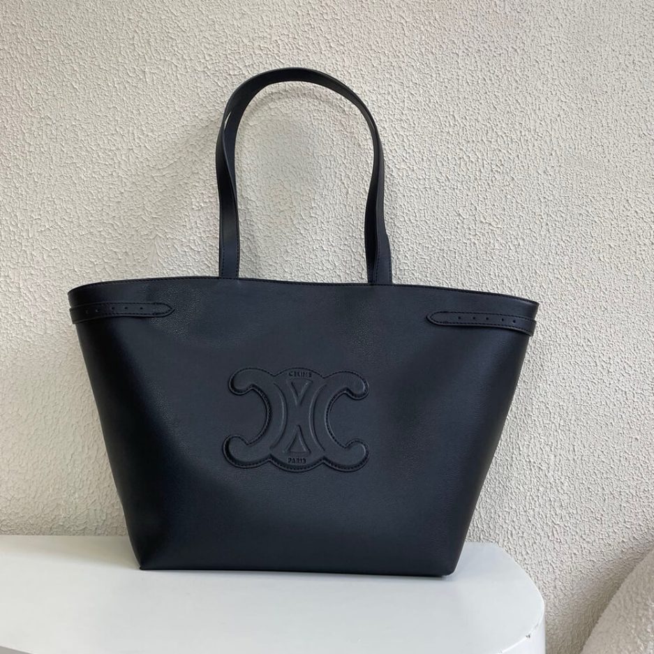 Ce1i*e MEDIUM CABAS ANAIS CUIR TRIOMPHE IN GRAINED CALFSKIN