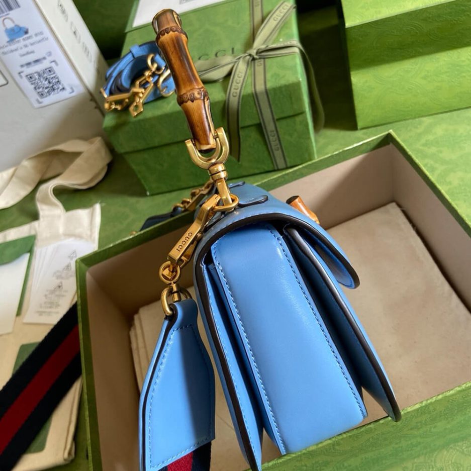 Gvc*1 BAMBOO 1947 JUMBO GG SMALL TOP HANDLE BAG