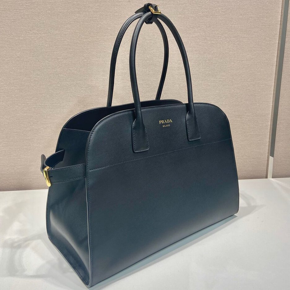 Pra*a Large leather tote bag(high-end grade)