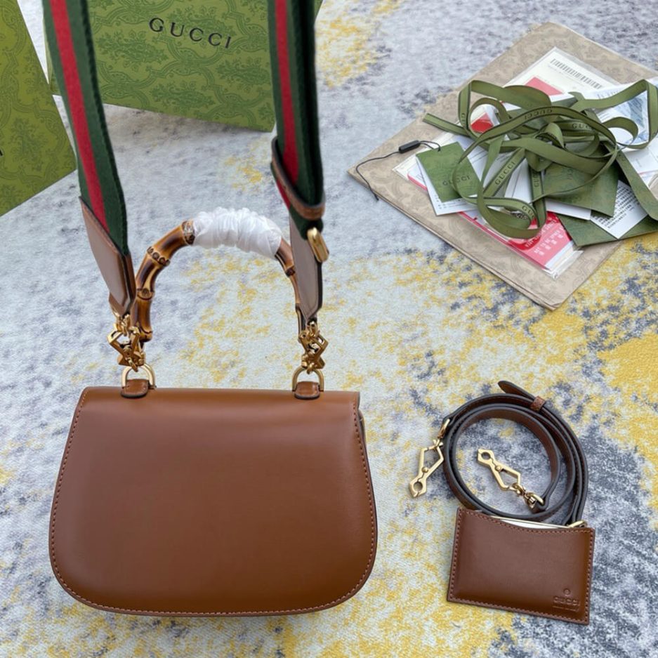Gvc*1 BAMBOO 1947 JUMBO GG SMALL TOP HANDLE BAG