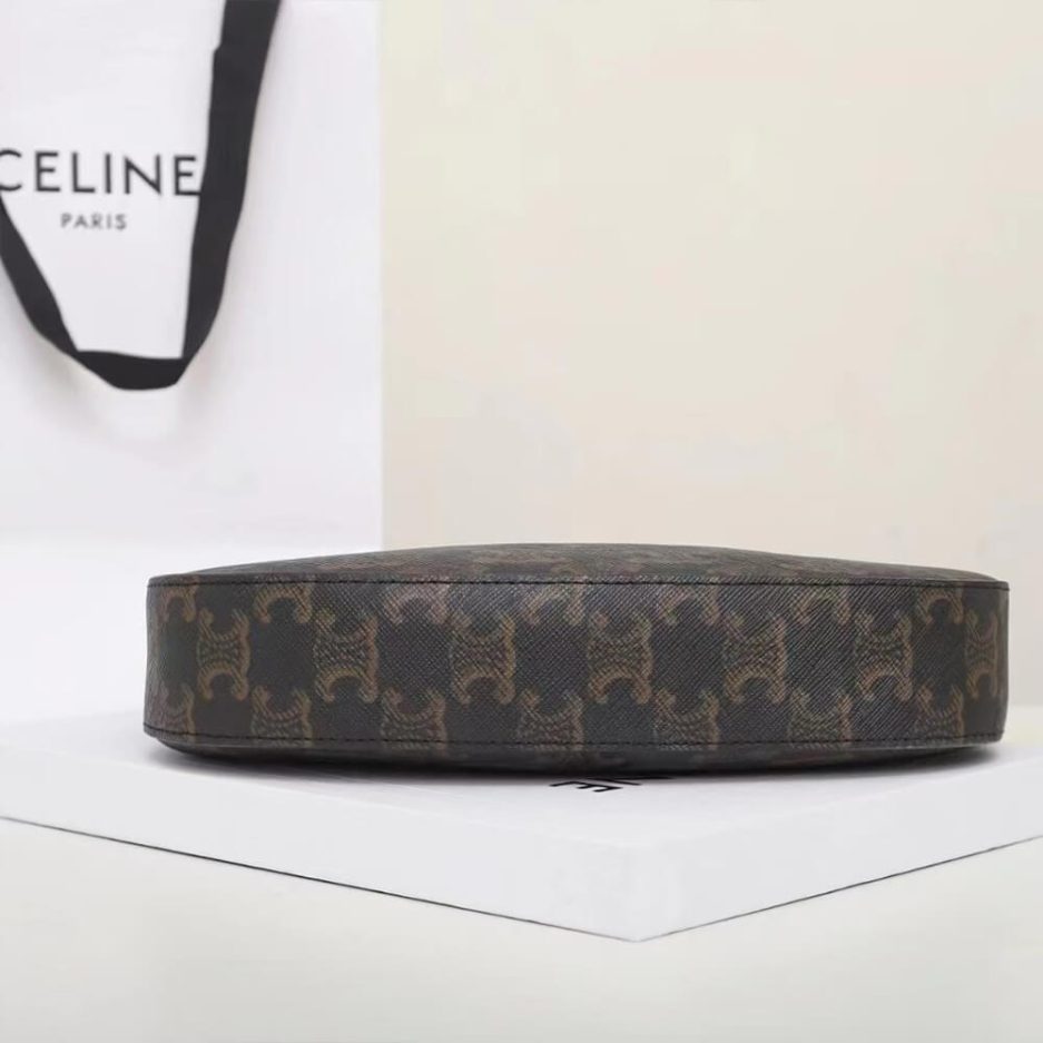 Ce1i*e MEDIUM TILLY BAG in Triomphe canvas and calfskin