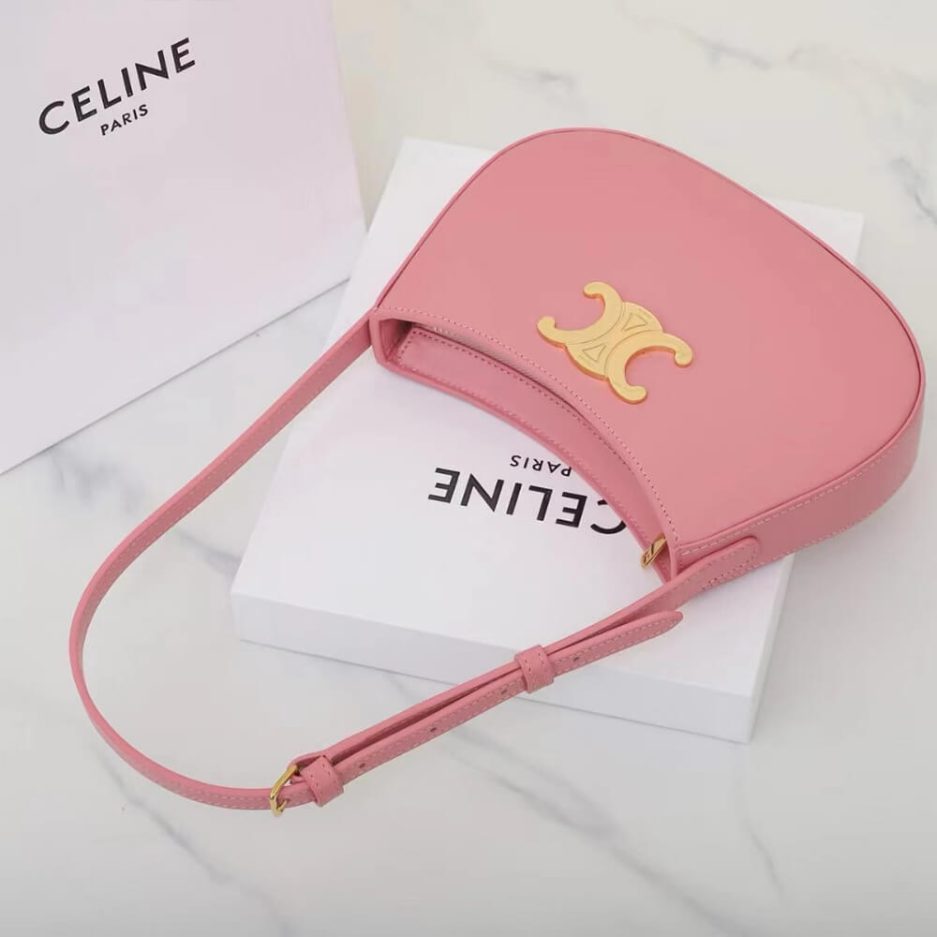 Ce1i*e MEDIUM TILLY BAG in shiny calfskin