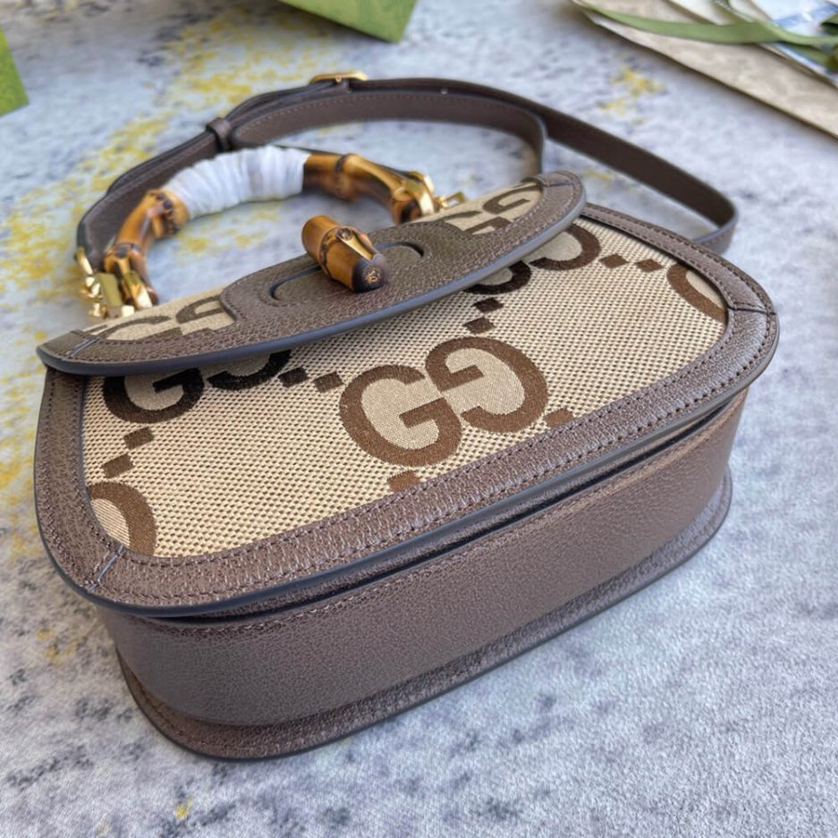 Gvc*1 BAMBOO 1947 JUMBO GG SMALL TOP HANDLE BAG
