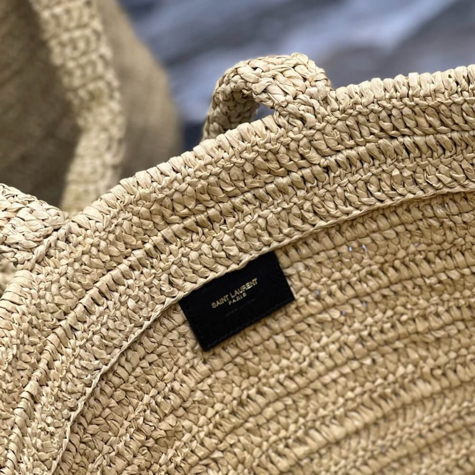 Y51 RIVE GAUCHE TOTE IN RAFFIA(HIGH-END GRADE)