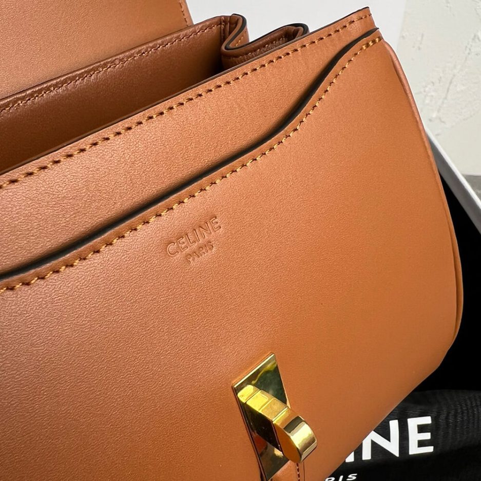 Ce1i*e MINI 16 IN SATINATED CALFSKIN(high-end grade)