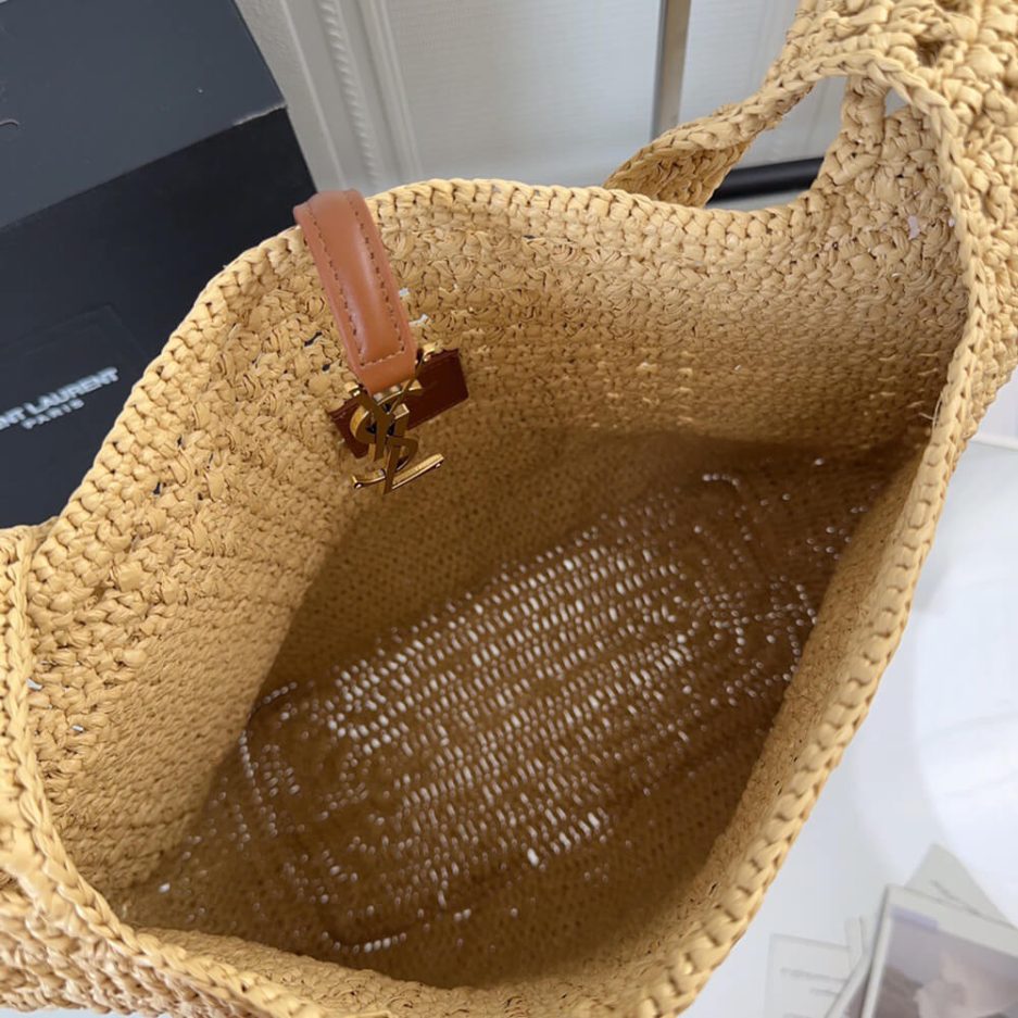 Y51 Hobo Crochet bag in raffia and leather(HIGH-END GRADE)