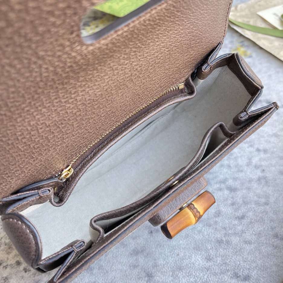 Gvc*1 BAMBOO 1947 JUMBO GG SMALL TOP HANDLE BAG