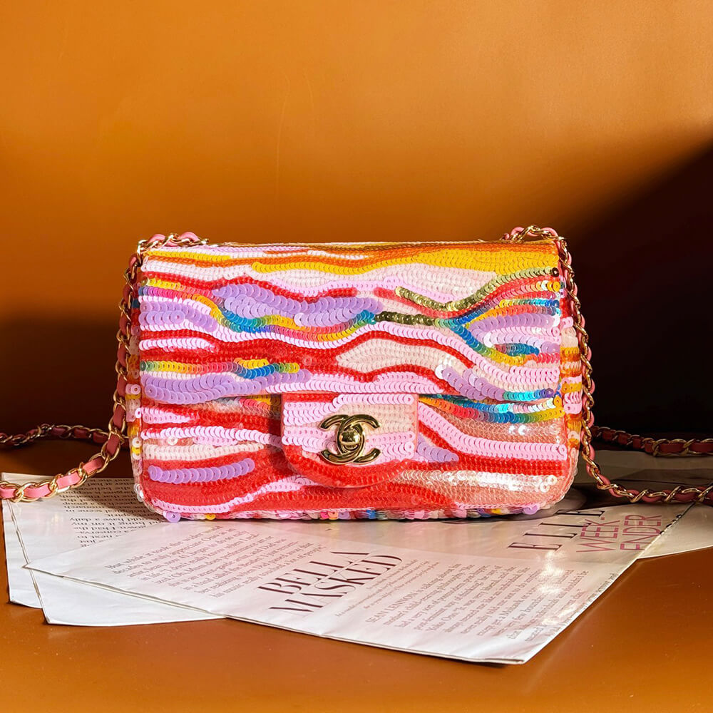 Ch**el SMALL FLAP BAG(High-end Grade)