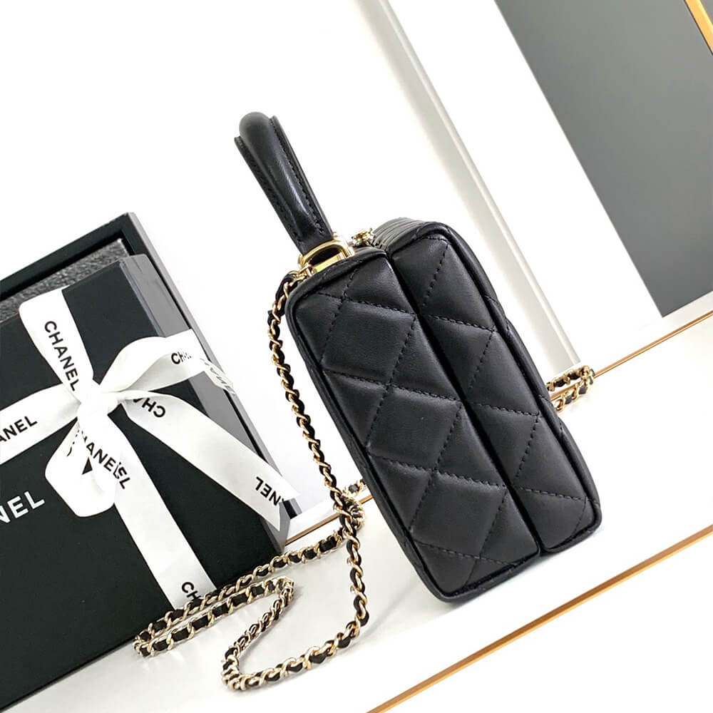 Ch**el Small box bag(HIGH-END GRADE)