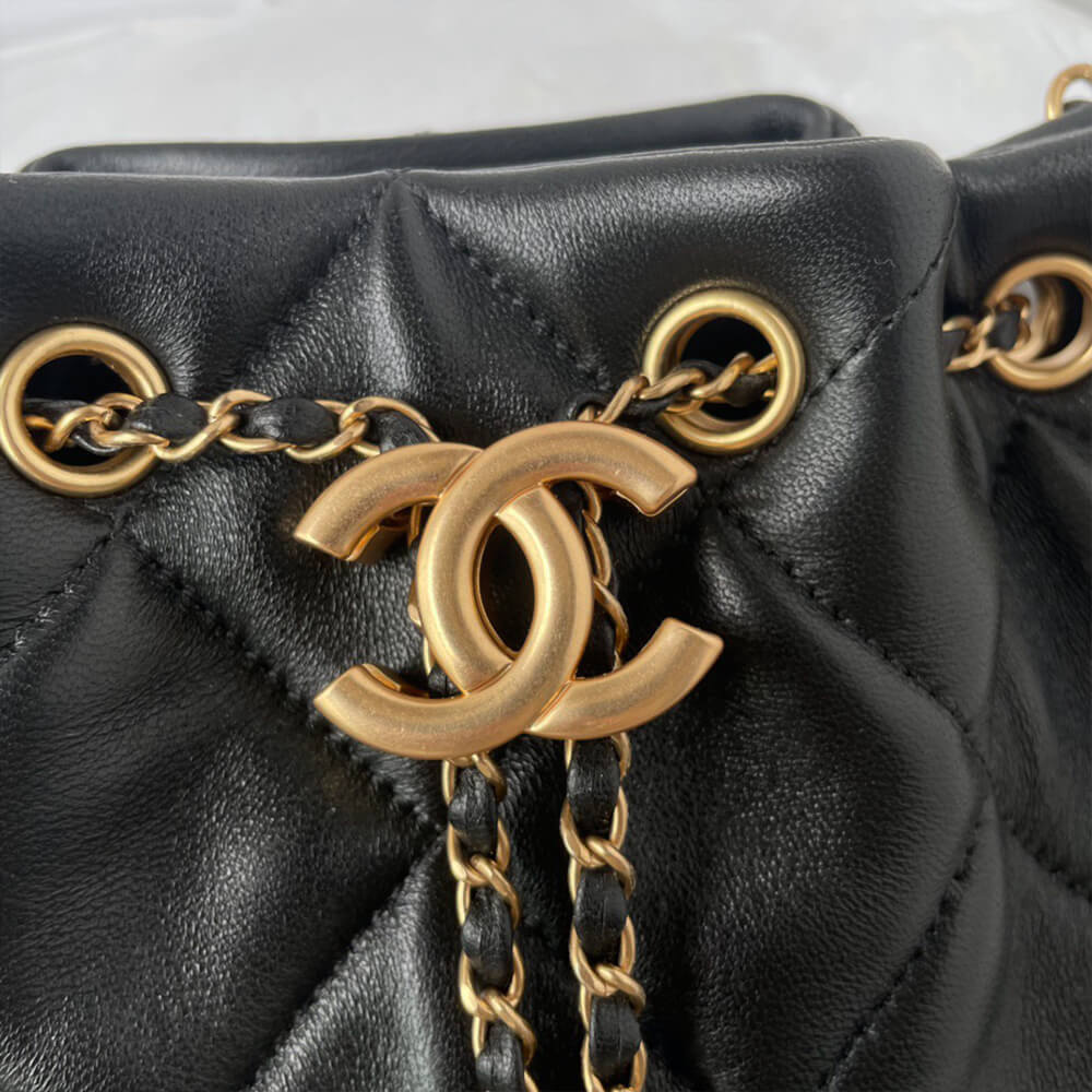 Ch**el Small Bucket Bag(HIGH-END GRADE)
