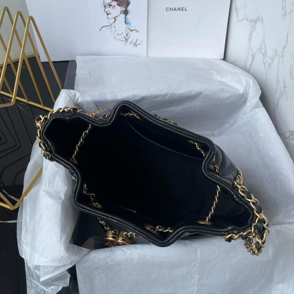 Ch**el Small Bucket Bag(HIGH-END GRADE)