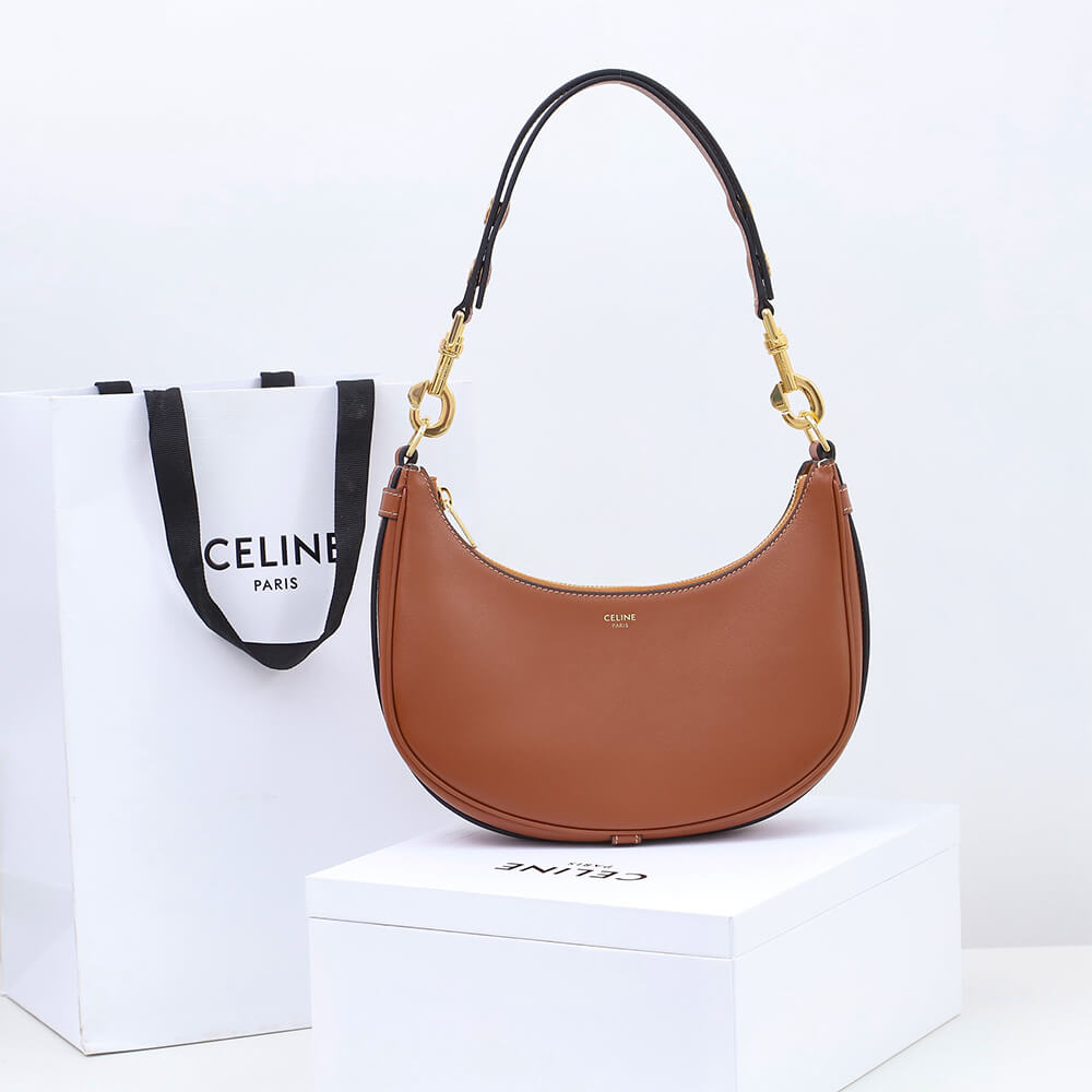 Ce1i*e Medium Ava Strap Bag in smooth Calfskin(HIGH-END GRADE)