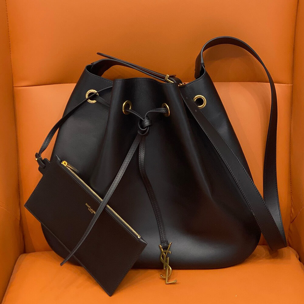 Y51 PARIS VII large flat hobo bag in smooth leather(high-end grade)