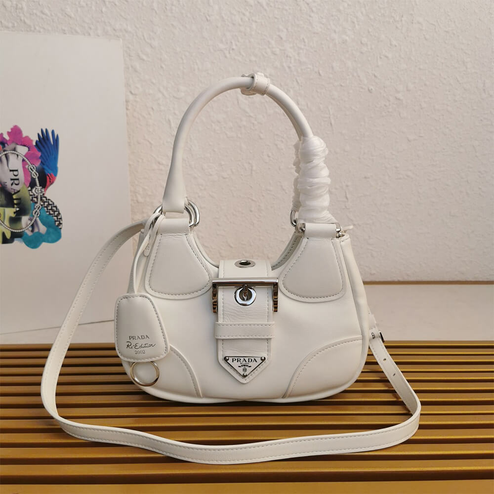Pra*a Moon padded nappa-leather bag