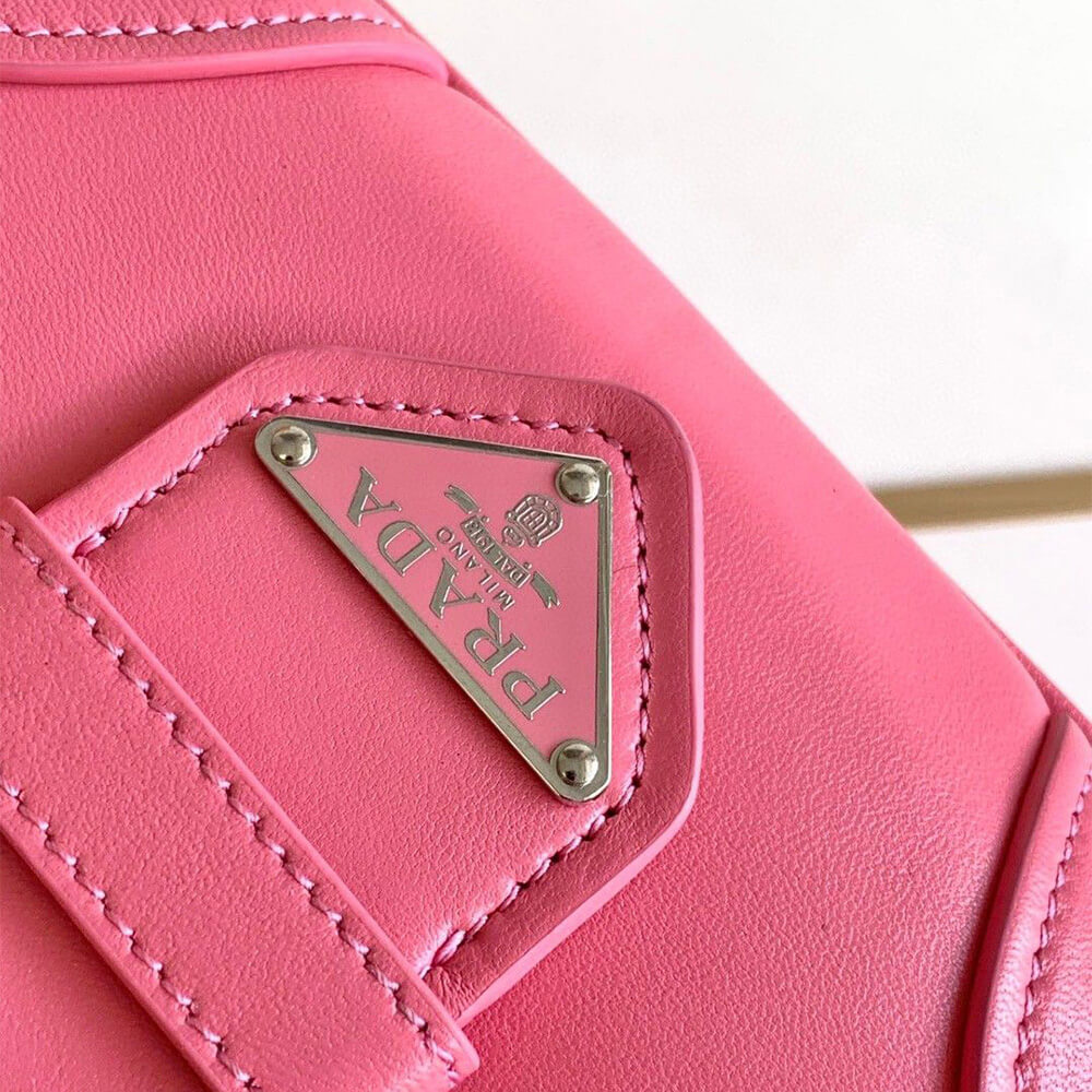 Pra*a Moon padded nappa-leather bag