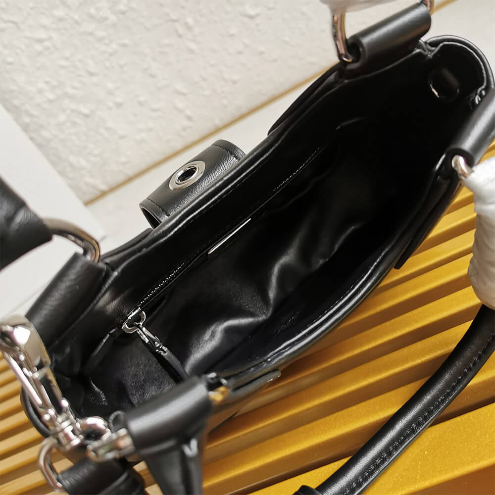 Pra*a Moon padded nappa-leather bag
