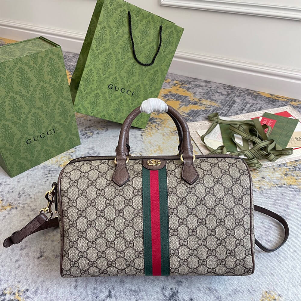 Gvc*1 Ophidia medium top handle bag