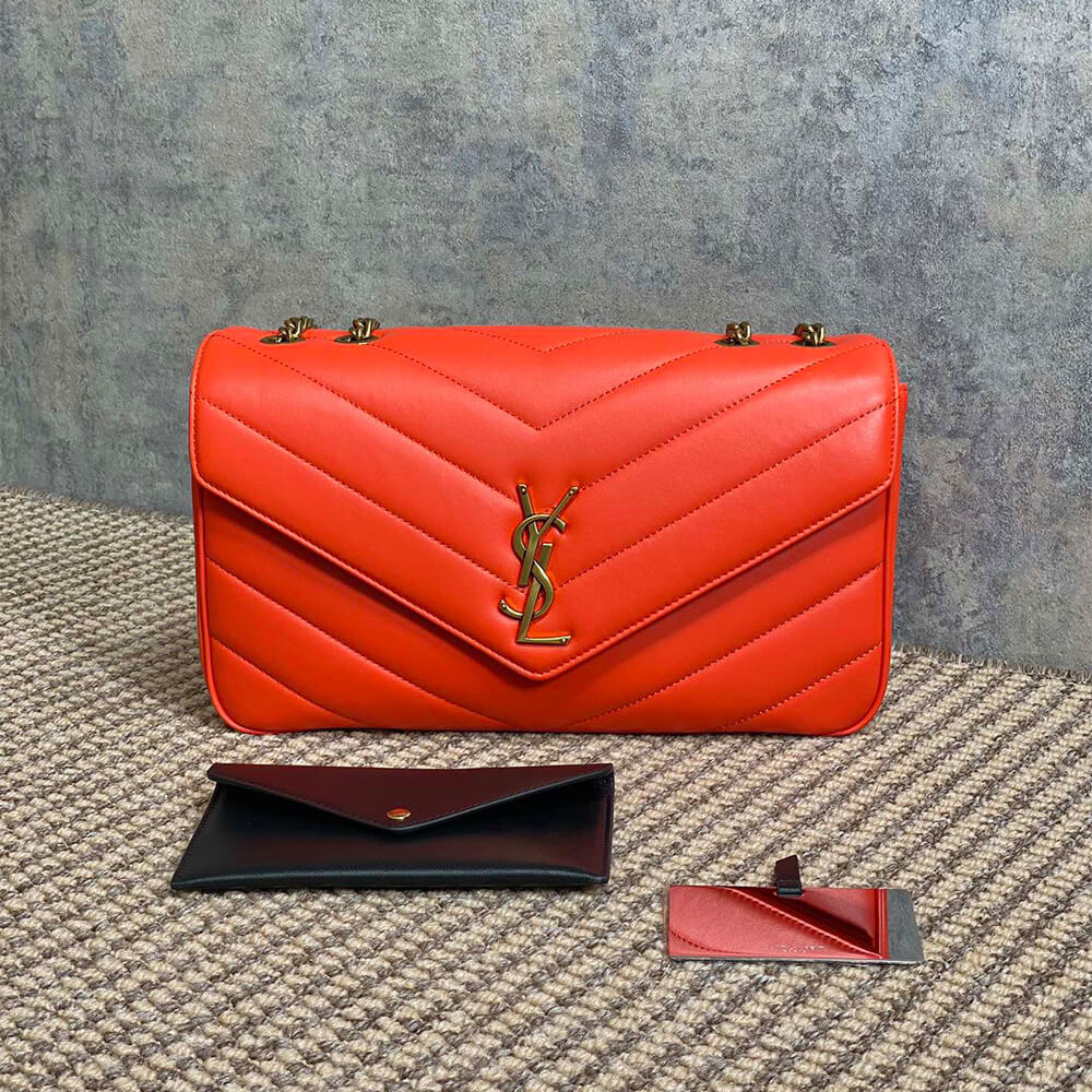 Y51 LOULOU medium in MATELASSE lambskin(HIGH-END GRADE)