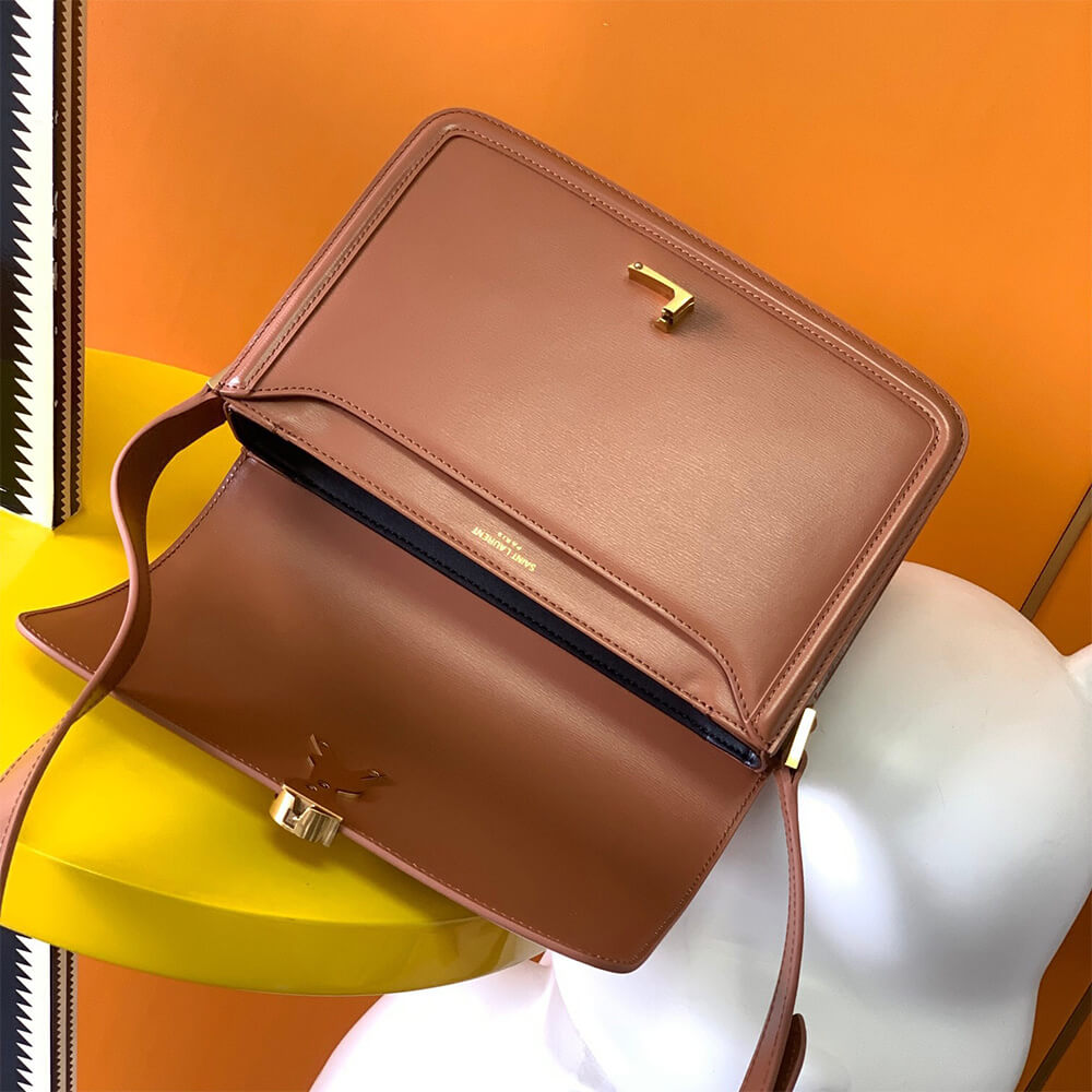 Y51 SOLFERINO MEDIUM SATCHEL IN BOX Sa1nt Lau*nt(HIGH-END GRADE)