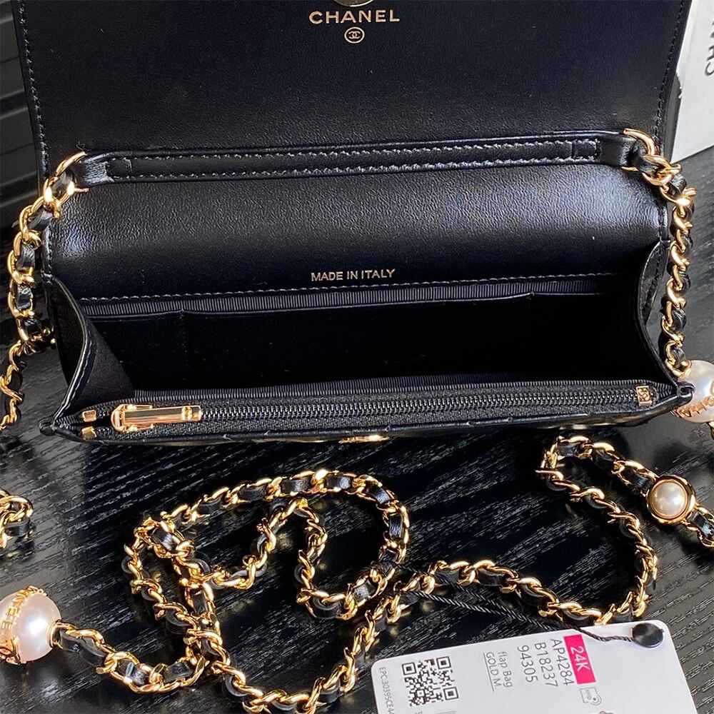 Ch**el Flap Phone Holder with Chain(HIGH-END GRADE)