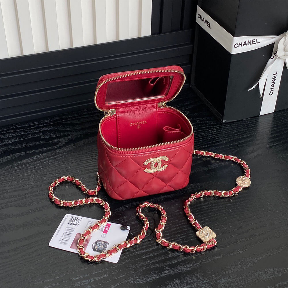Ch**el Small Vanity with Chain(HIGH-END GRADE)
