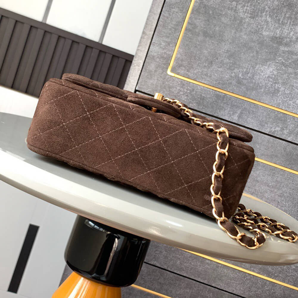 Ch**el SUEDE MINI FLAP BAG(HIGH-END GRADE)