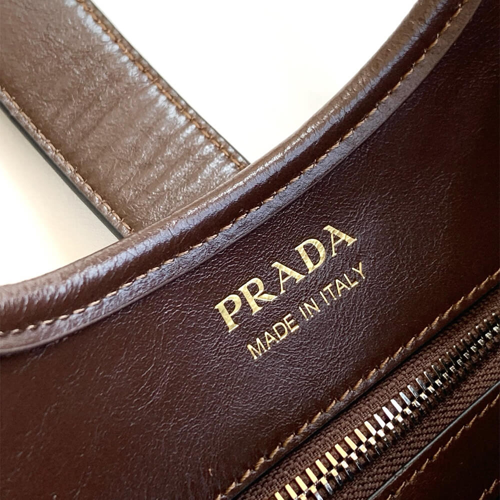 Pra*a Medium leather tote bag(high-end grade)