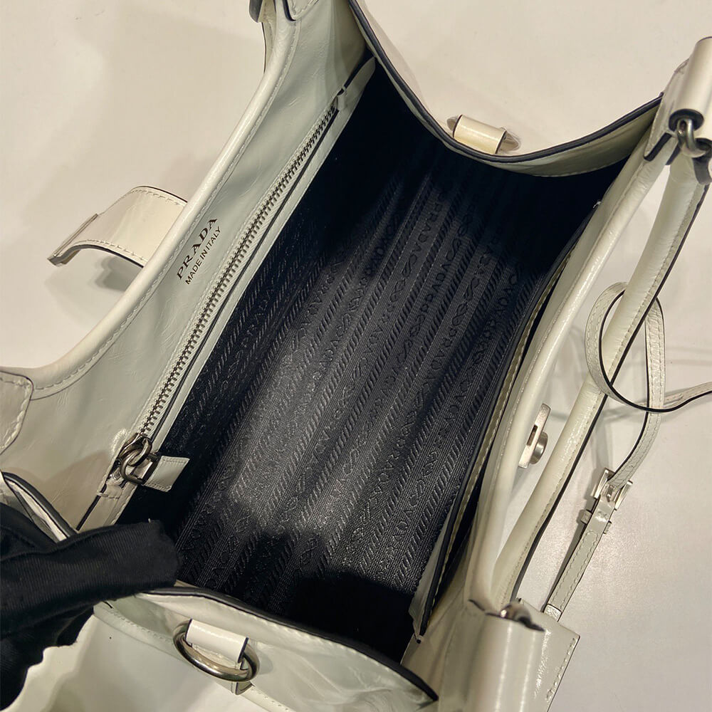 Pra*a Medium leather tote bag(high-end grade)