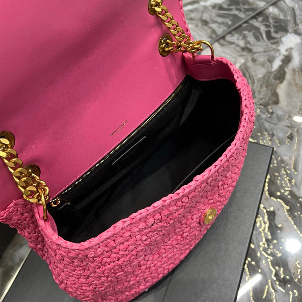 Sa1nt Lau*nt NIKI CHAIN MEDIUM IN RAFFIA(HIGH-END GRADE)
